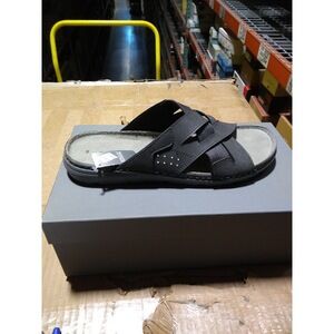 Spring Step Mens Iwan Slide Sandals Black 44